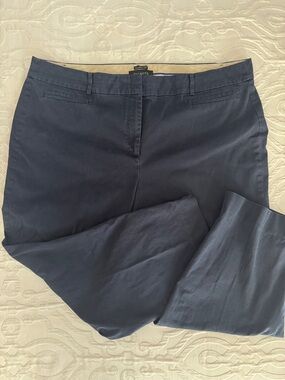 Talbots Dark Navy Crop Pants